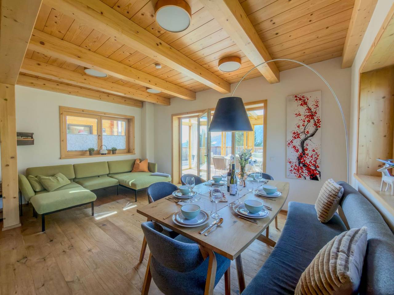 Zwei verbundene Chalets mit Sauna im Skigebiet in Reichenau (Österreich), Nockberge