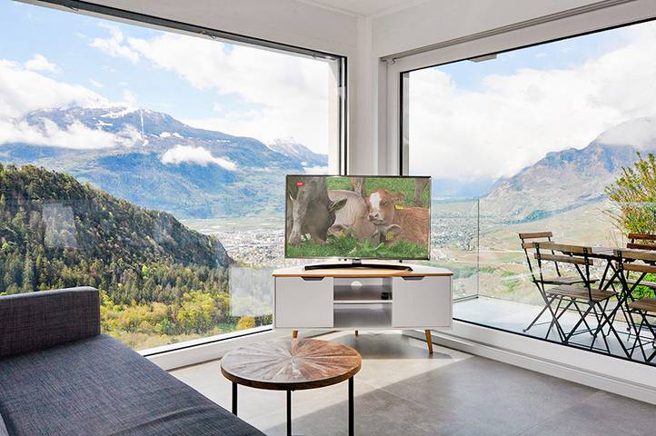 Gîte pour 3 personnes, avec sauna ainsi que balcon et jacuzzi à Savièse - 2