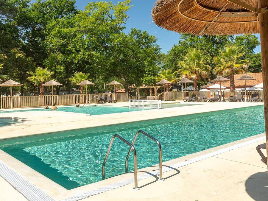 Camping Lou Pignada - Mobilhome 6 personas - Mobil-home | Confort | 3 Dormitorios | 6 Pers. | Terraza elevada | Aire acondicionado in Ondres, Côte d’Argent