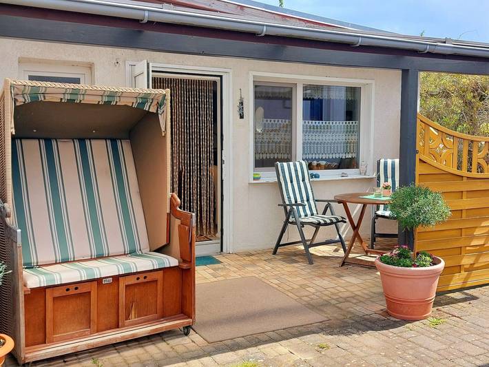 Ferienwohnung für 2 Personen, mit Terrasse in Ückeritz