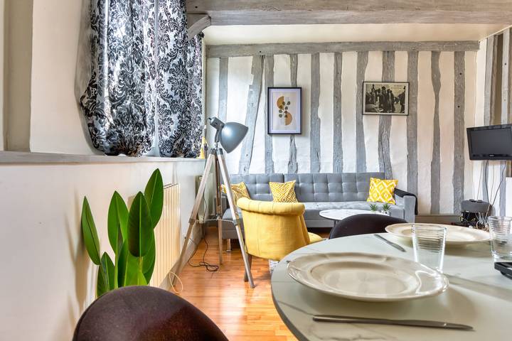 Gîte pour 4 personnes, avec terrasse, adapté aux familles à Rouen - 2