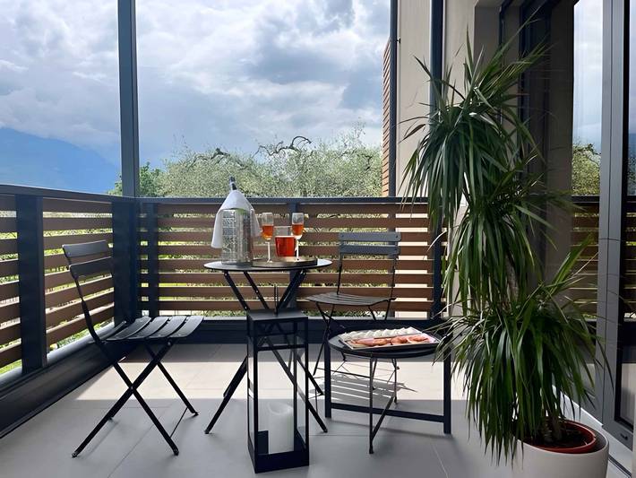 Ferienwohnung für 6 Personen, mit Garten und Balkon in Riva del Garda - 4