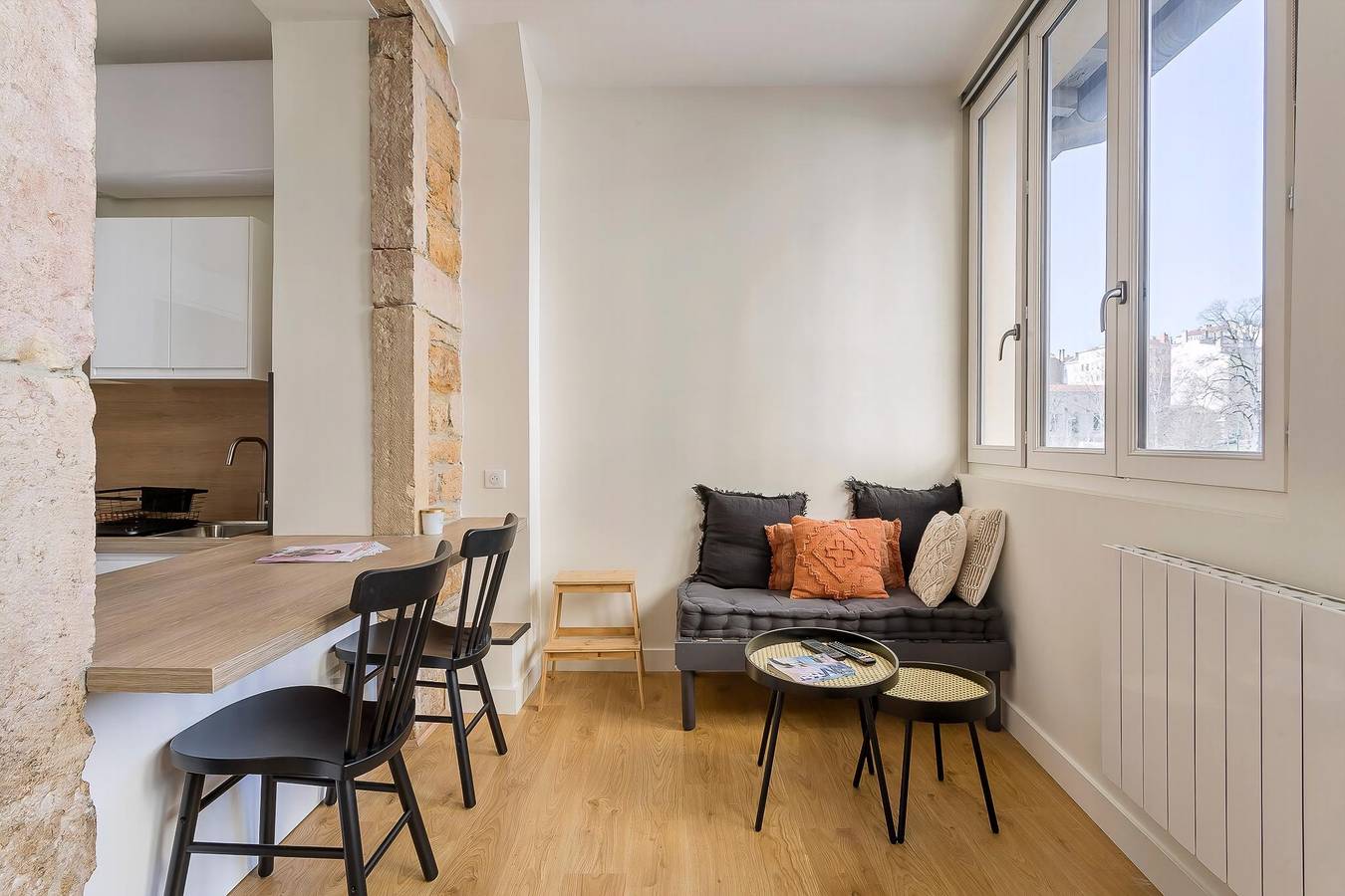 Entire apartment, Bright and cozy studio in an arty neighborhood in Lyon, Lyon region