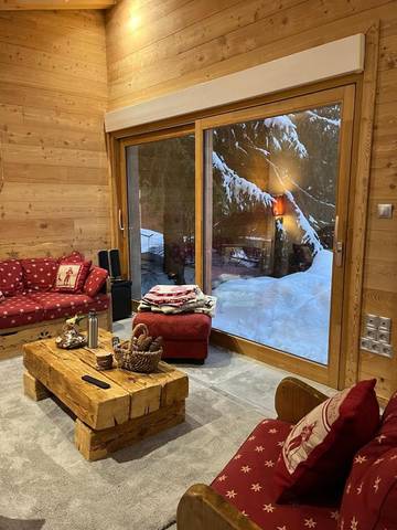 Chalet pour 6 personnes, avec jardin et vue, animaux acceptés à Allos