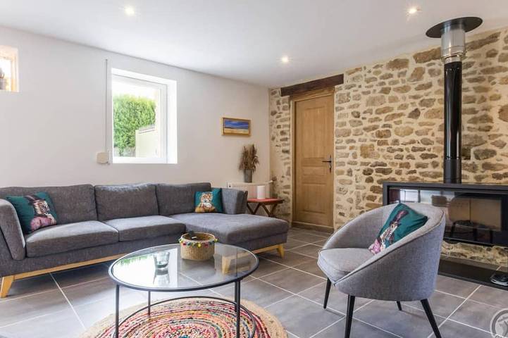 Gîte pour 6 personnes, avec jardin, animaux acceptés