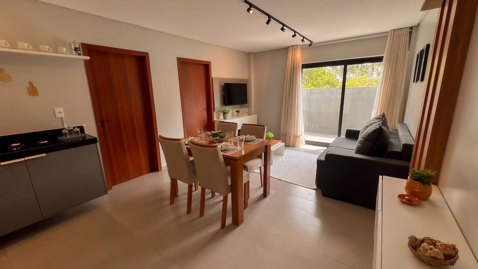 Ganze Wohnung, Apto a 100m da praia c 2 suítes, Wi Fi e Piscina in Japaratinga, Alagoas