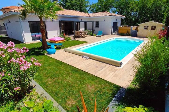 Maison de vacances pour 7 personnes, avec jardin ainsi que sauna et jacuzzi