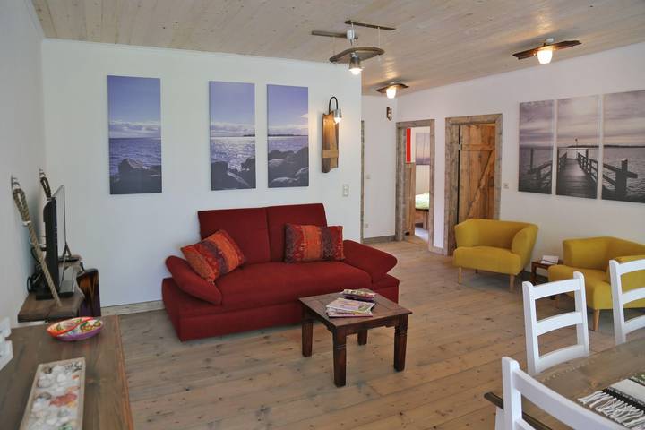 Ferienhaus für 6 Personen, mit Garten und Sauna, kinderfreundlich in Strukkamp