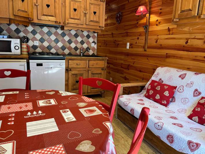 Gîte pour 5 personnes, avec balcon dans Pra-Loup (station de ski) - 3