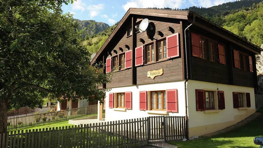 Ferienwohnung für 3 Personen, mit Garten in Naters