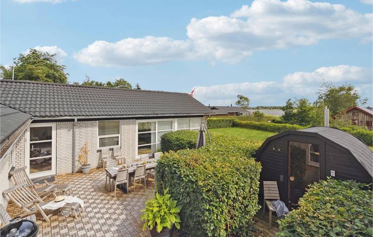 Ferienhaus für 6 Personen mit Seeblick in Sunds, Sunds Sø