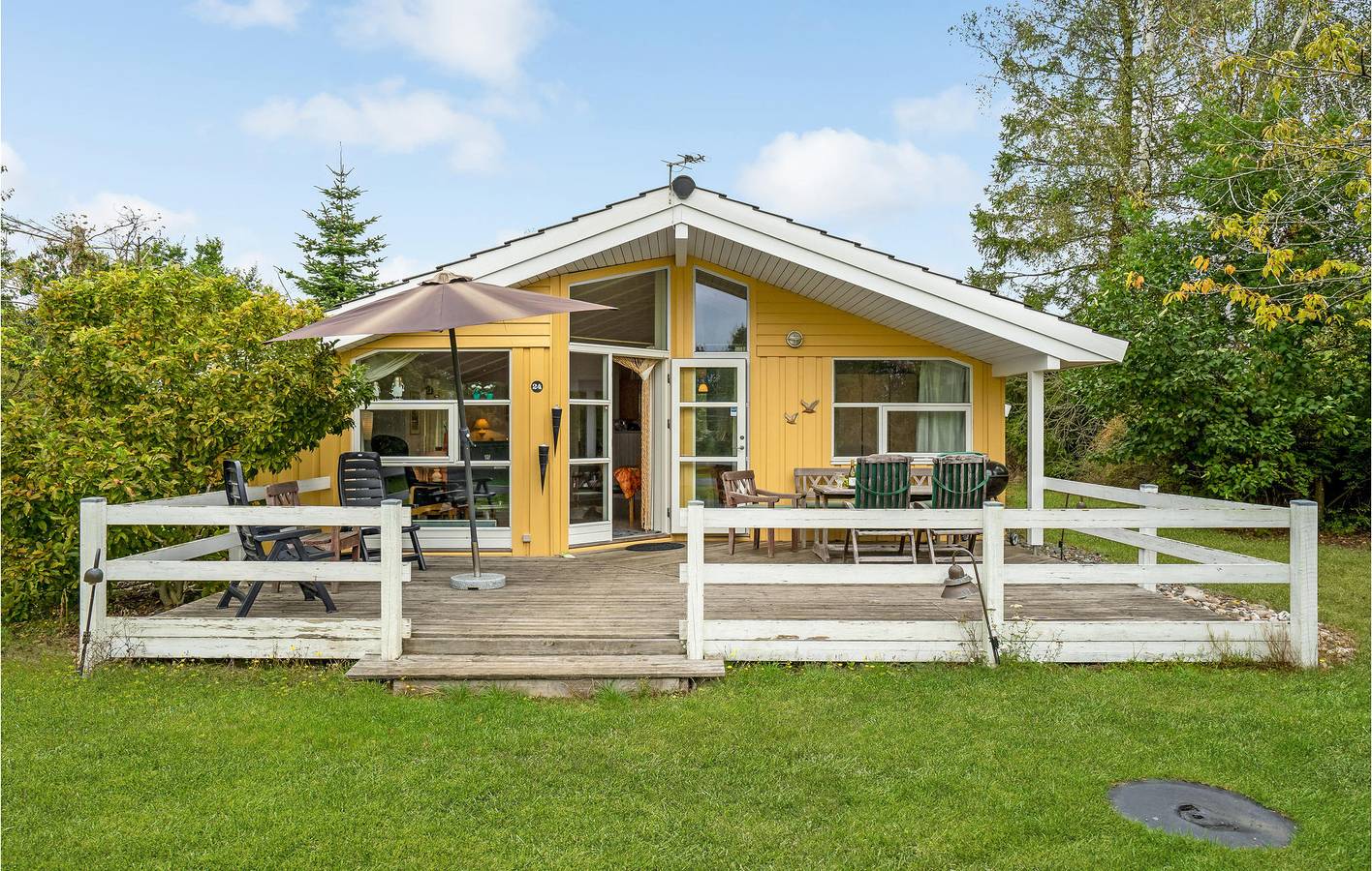 Ferienhaus für 6 Personen mit Terrasse in Kaldred, Kalundborg und Umgebung