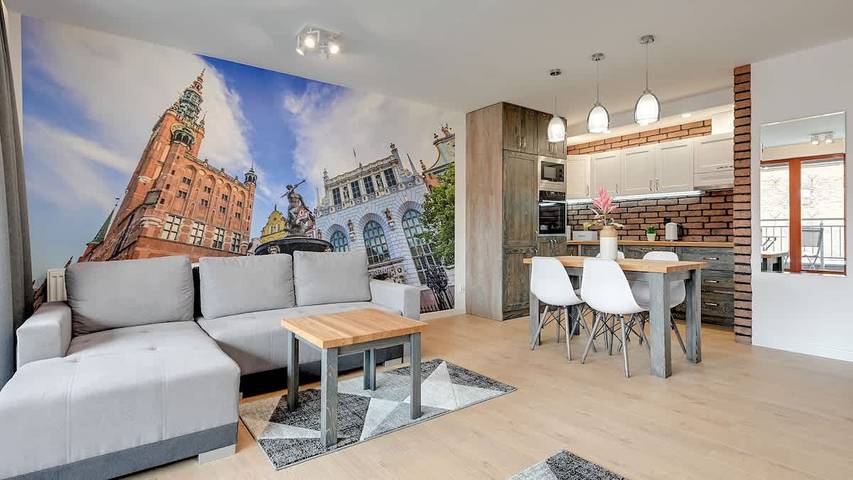 Apartment for 4 people, with Hot tub and Garden as well as Pool in Gdansk