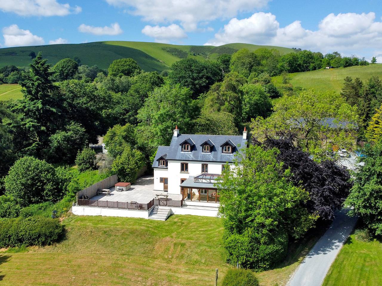 Oakwood House in Powys