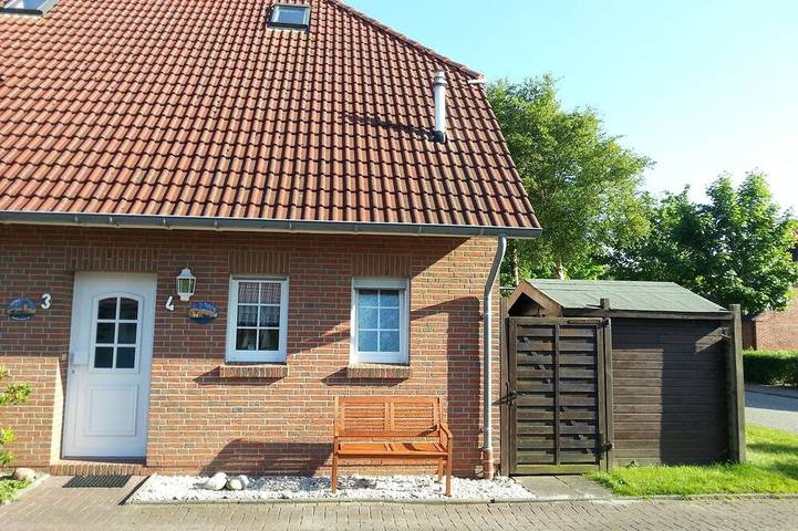 Ferienhaus für 4 Personen, mit Terrasse und Garten