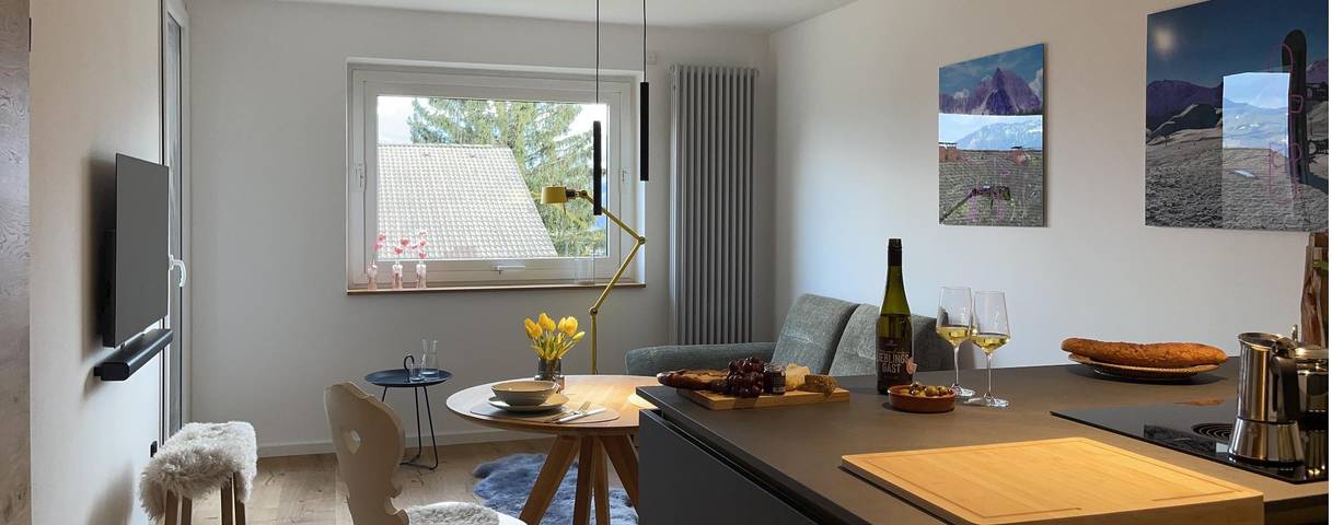 Hütte für 2 Personen, mit Balkon und Garten in Ofterschwang