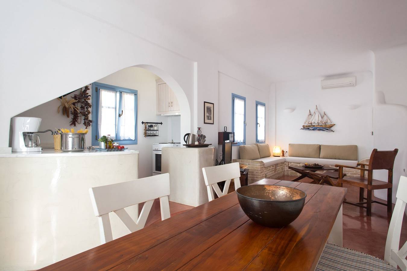 Villa per 6 persone con giardino in Santorini