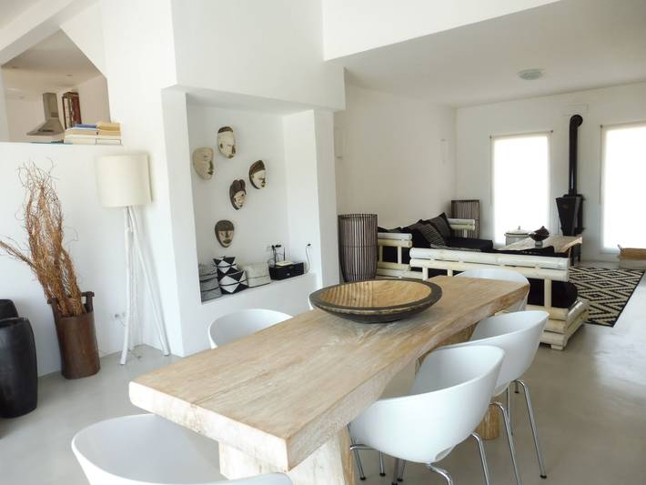 Ferienhaus für 6 Personen, mit Terrasse und Garten sowie Pool und Ausblick auf Ibiza - 2