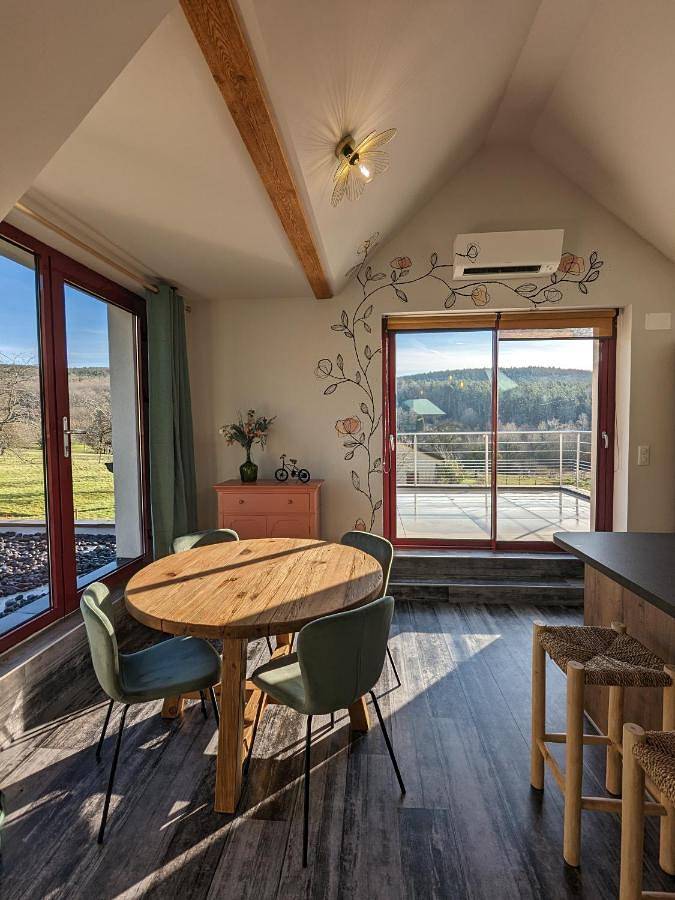 Gîte pour 2 personnes, avec terrasse ainsi que piscine et vue à Lautenbach - 3