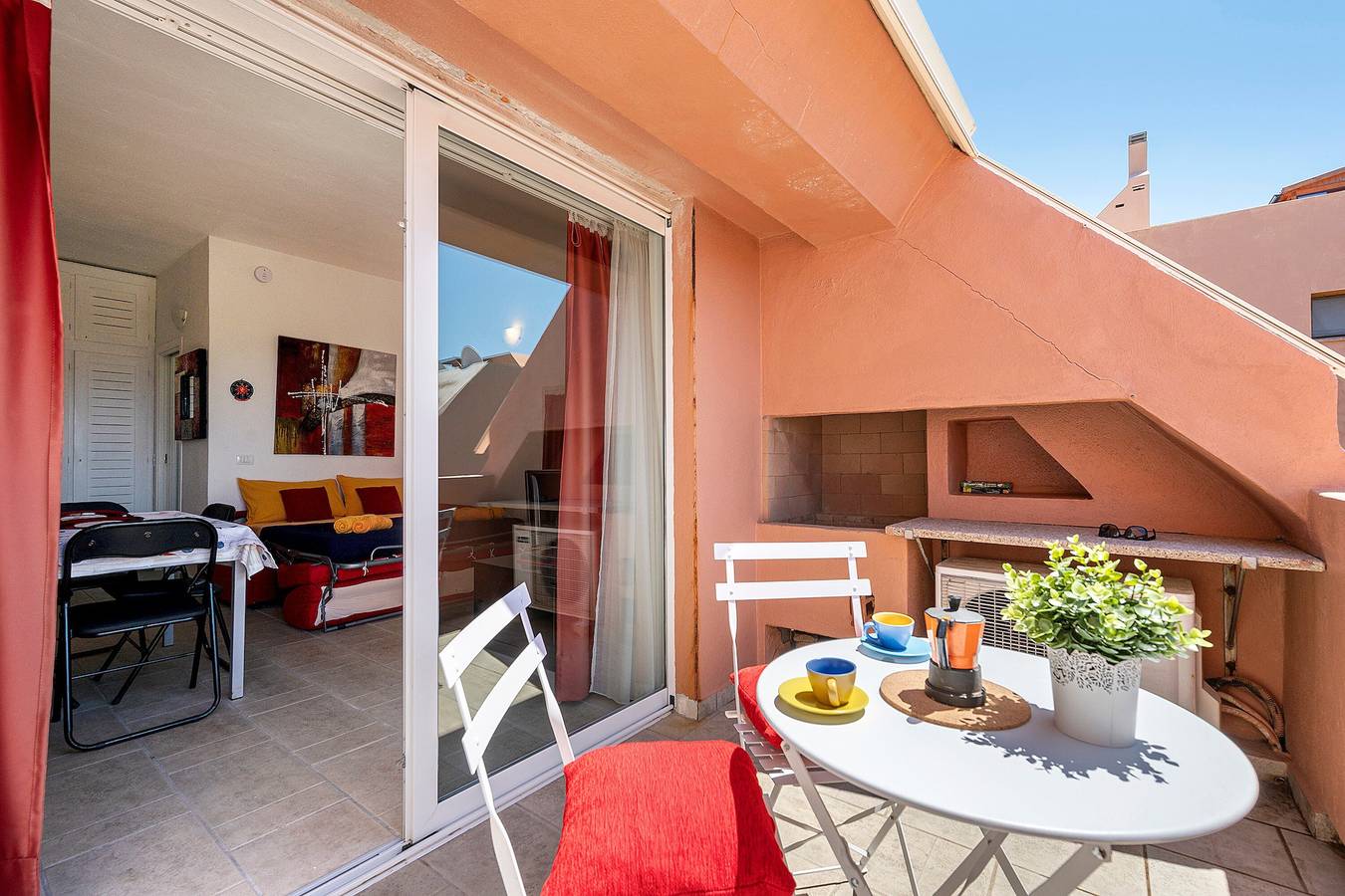 Studio entier, Studio « La Terrazza Di Bonifacio » avec vue mer, Wi-Fi et climatisation in Porto Quadro, Santa Teresa Gallura