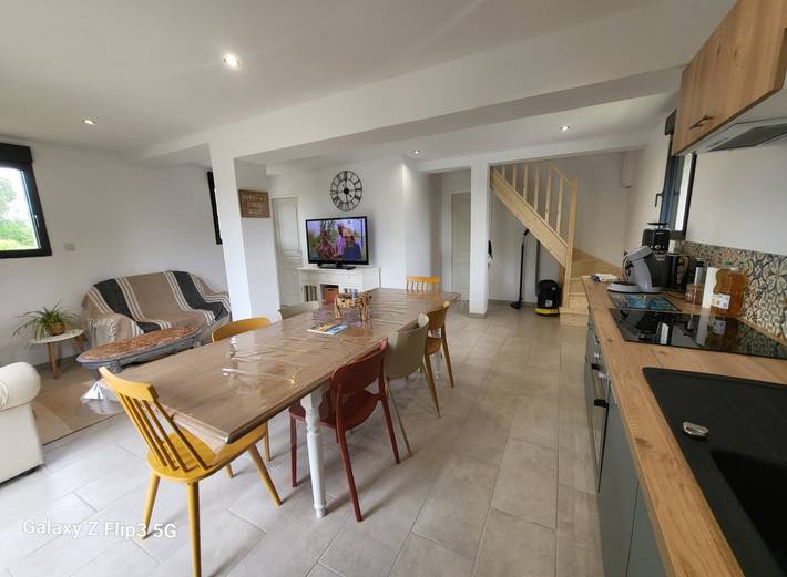 Gîte pour 8 personnes, avec jardin ainsi que terrasse et jacuzzi à Ponthoile - 4