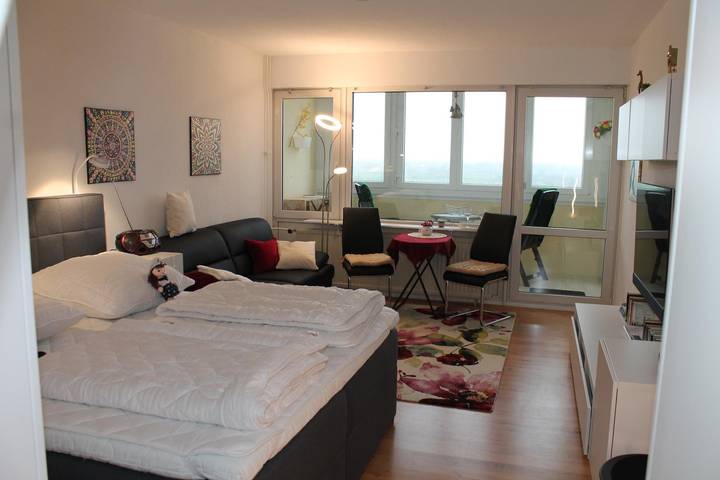 Ferienwohnung für 2 Personen, mit Balkon und Meerblick, mit Haustier in Schönberg