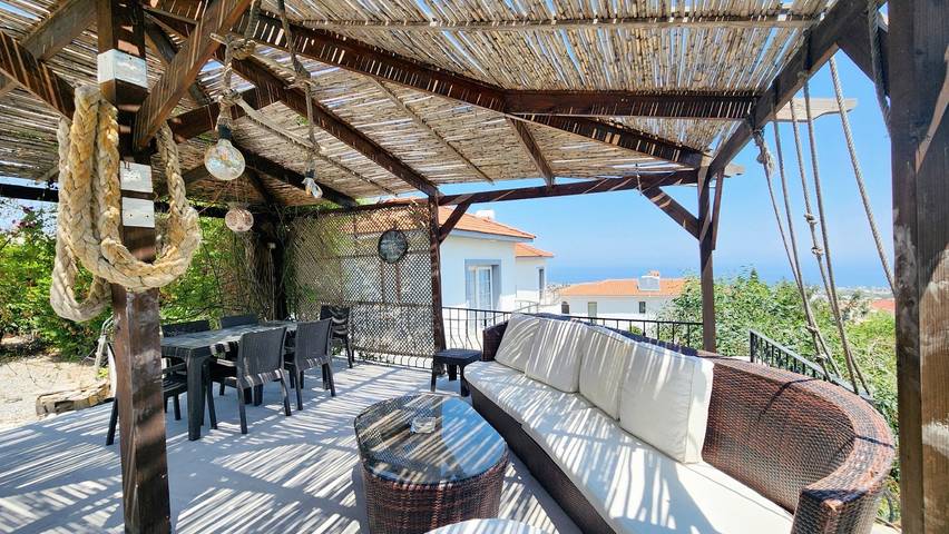 Ferienhaus für 8 Personen, mit Garten und Pool sowie Meerblick, mit Haustier in Nordzypern - 2