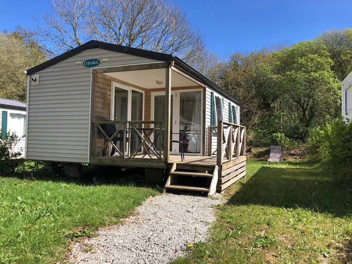 Camping pour 4 personnes, avec Terrasse ainsi que Jardin et Vue à Crozon
