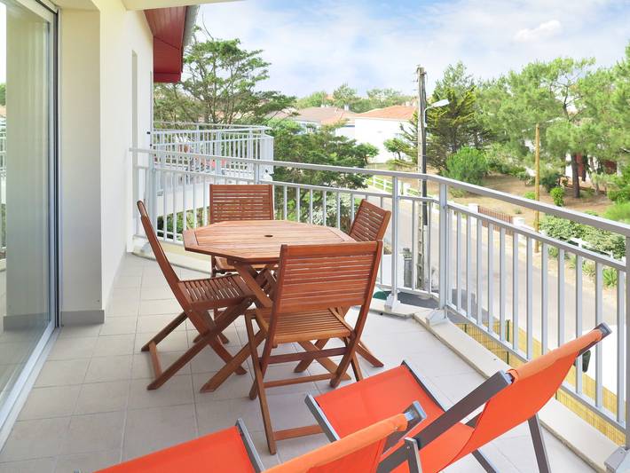 Location de vacances pour 3 personnes, avec Balcon et Terrasse à Vieux-Boucau-les-Bains