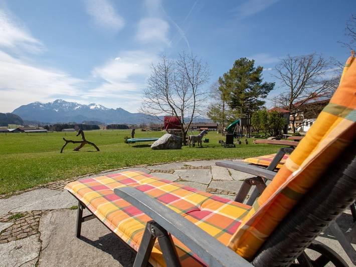 Bauernhof für 4 Personen, mit Balkon und Balkon/Terrasse sowie Terrasse und Garten