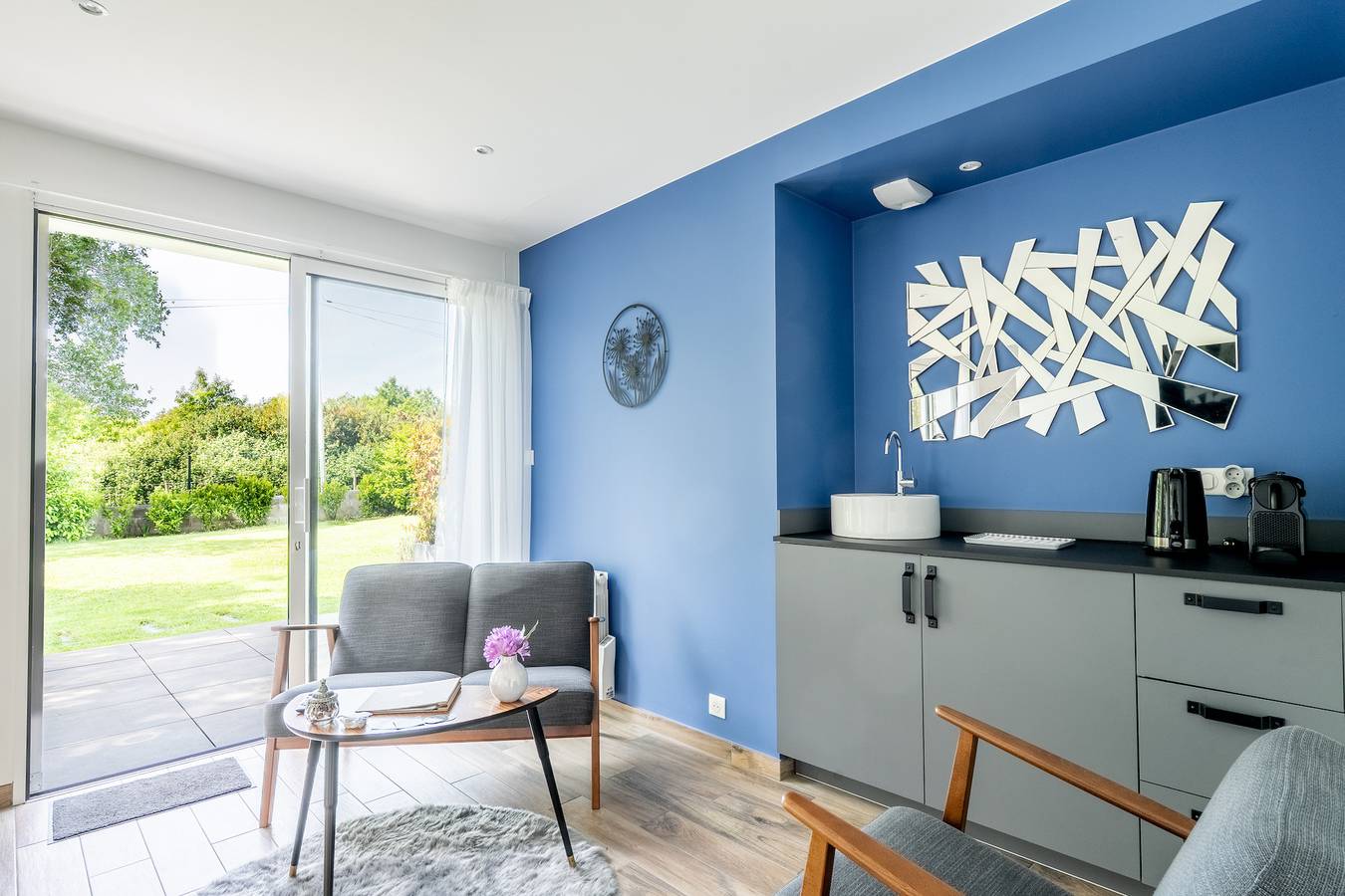 Alojamiento y desayuno 'Kerwall - Chambres Familiales' con piscina compartida in Malville, Valle del Loira