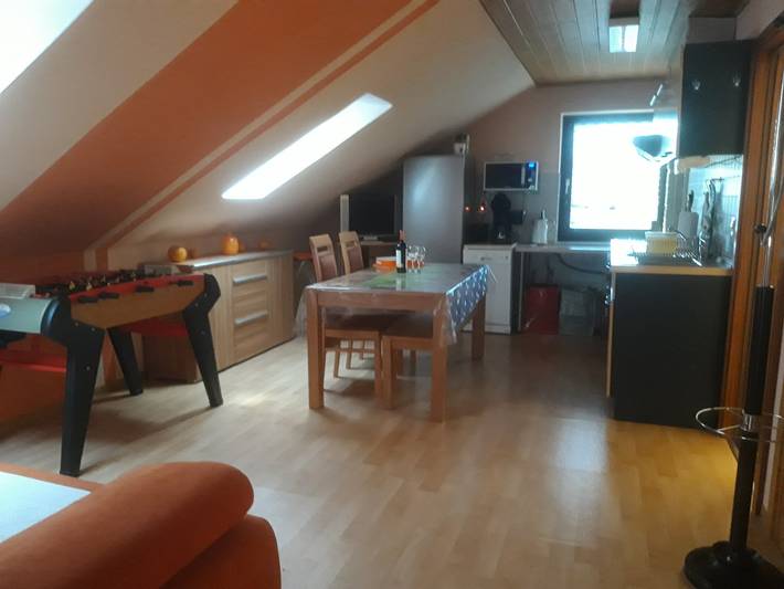 Entire apartment, Apartment 'Schwäbische Alb' with Shared Terrace, Wi-Fi and Air Conditioning in Gomadingen, Neckar-Alb