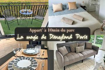 Gîte pour 4 personnes, avec balcon à Montry