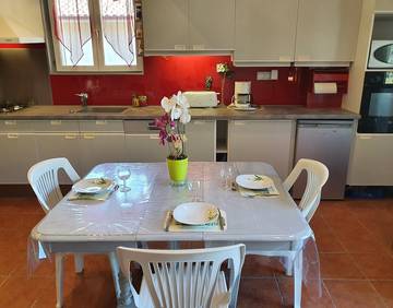 Gîte pour 4 personnes, avec terrasse, animaux acceptés à Lanton