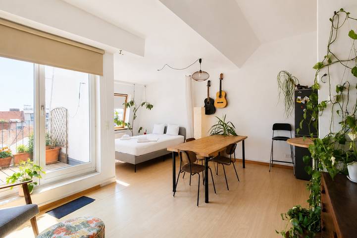 Ferienwohnung für 2 Personen, mit Terrasse und Ausblick in