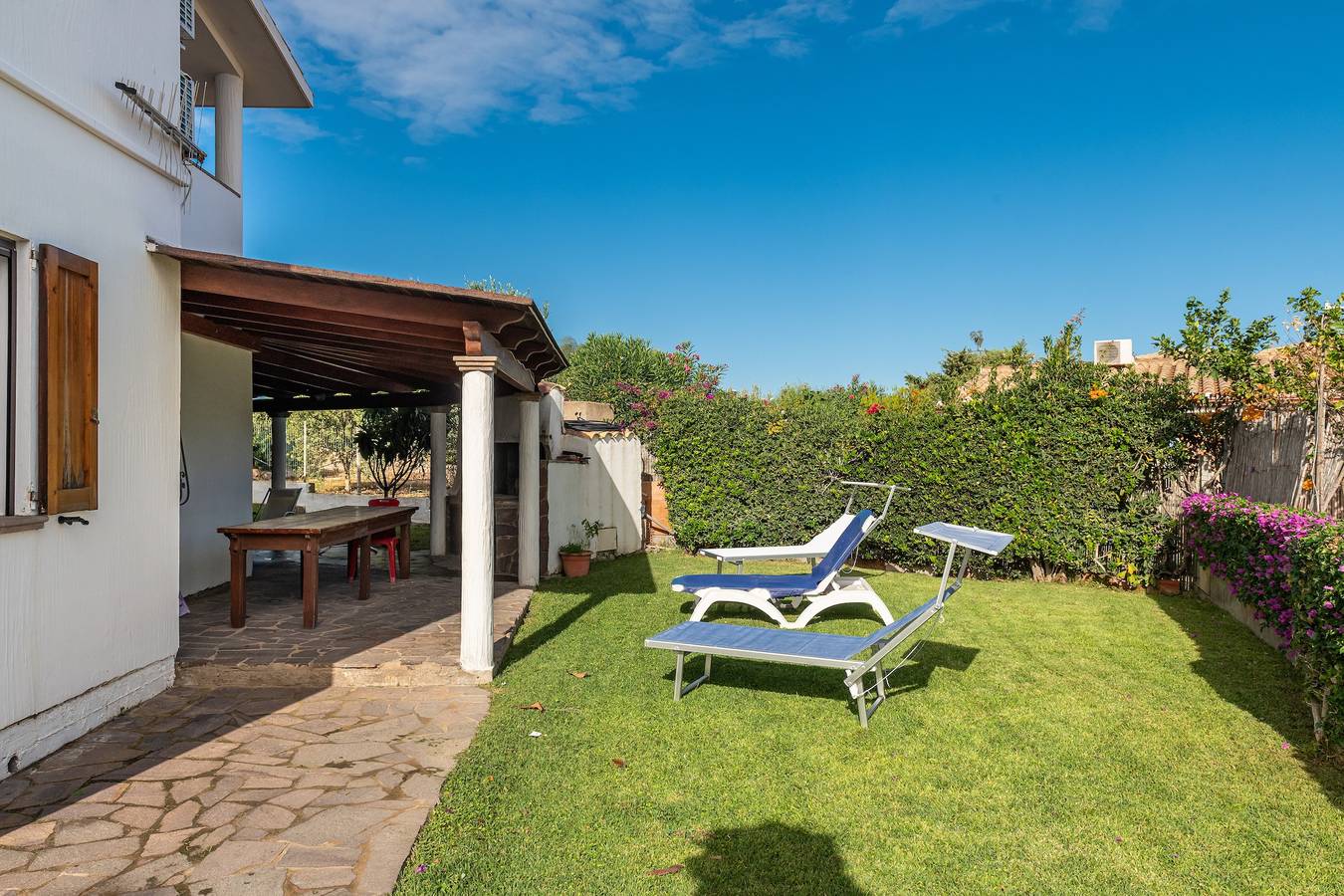Ferienhaus Casa Giovanna e Antonio mit Meerblick, Klimaanlage, Terrasse und Garten in Calasetta, Sant'Antioco