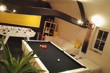 Gîte pour 7 personnes, avec jardin et balcon à Ellezelles