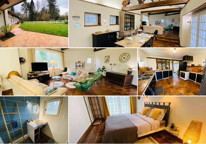 Location de vacances pour 10 personnes, avec terrasse ainsi que jardin et vue à Migné-Auxances - 4