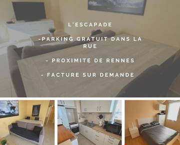 Gîte pour 2 personnes, avec terrasse à Chantepie