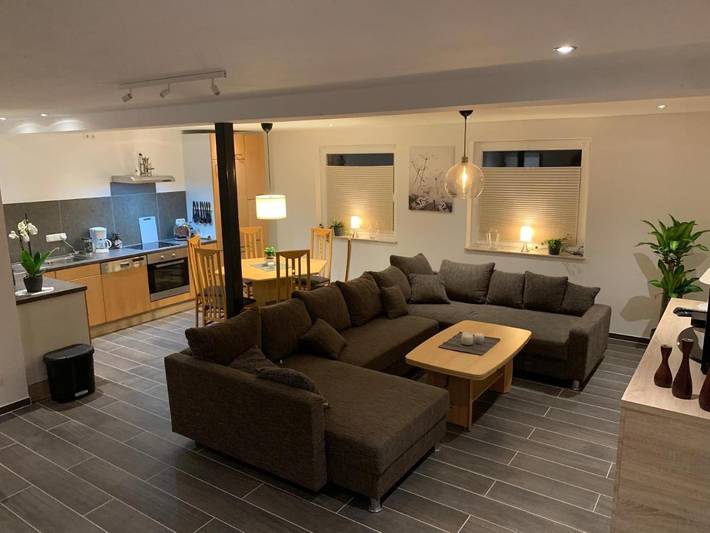 Ferienwohnung für 7 Personen, mit Terrasse und Garten sowie Ausblick in Wiesmoor