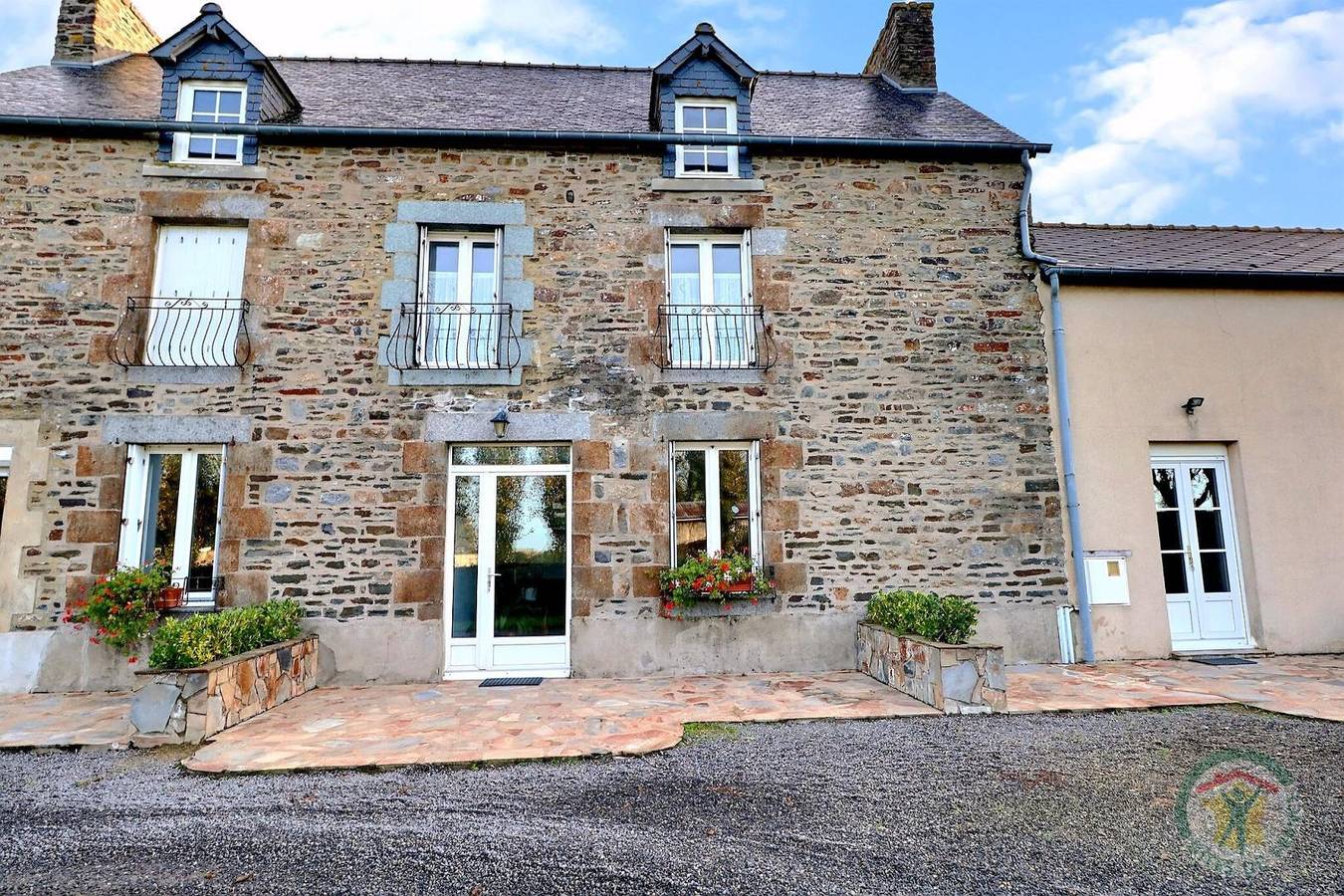 En baie du Mont Saint-Michel in Roz-Landrieux, Región de Saint-Malo