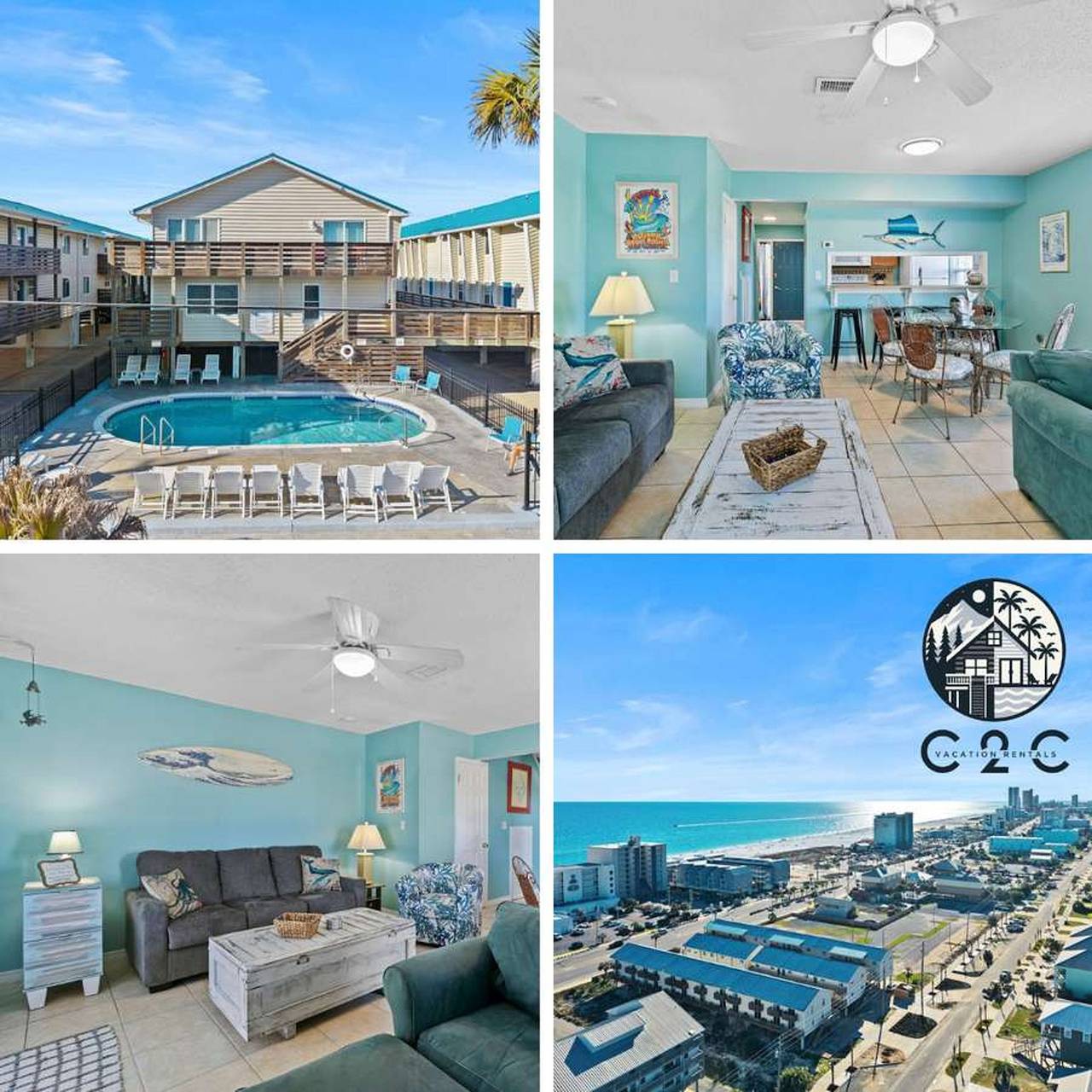 Vacation Rental for 6 Guests in Gulf Shores, Alabama Gulf Coast
