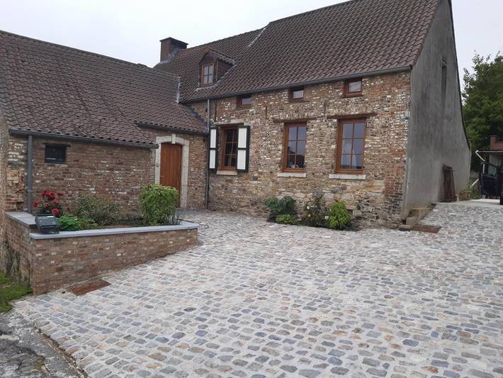 Location de vacances pour 3 personnes, avec Terrasse ainsi que Jardin et Vue à Jodoigne