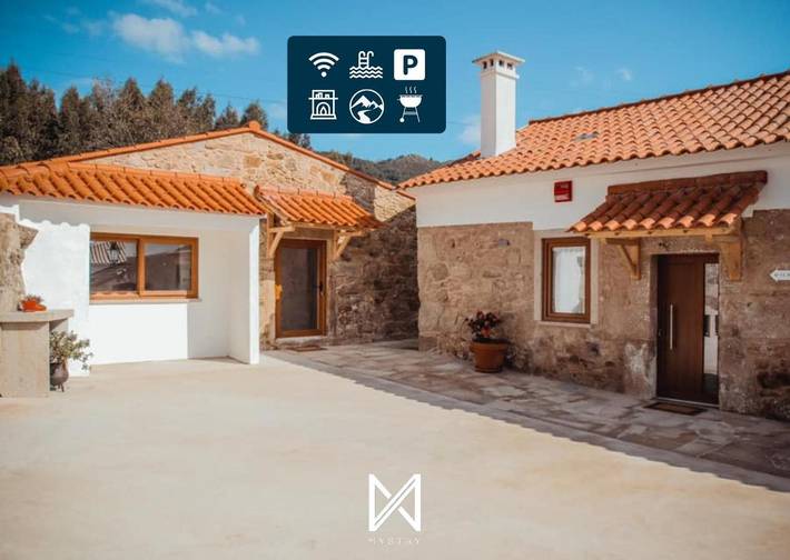 Casa rural para 8 personas, con Terraza además de Jardín y Piscina en Salceda de Caselas