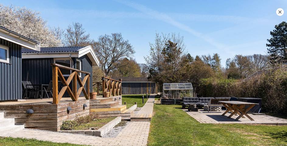 Ferienhaus für 6 Personen, mit Terrasse und Garten