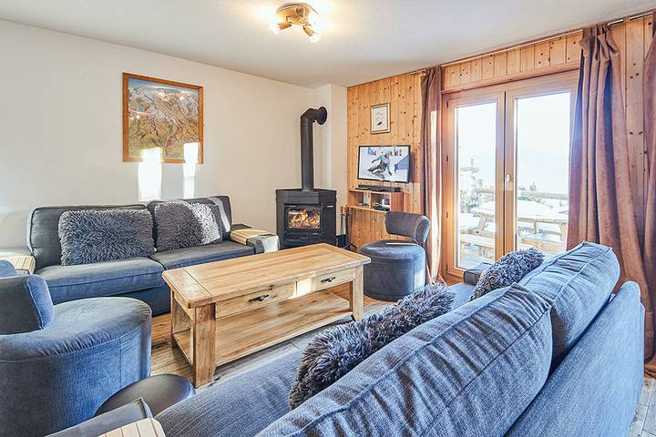 Location de vacances pour 8 personnes, avec balcon et vue dans Les Collons - 2