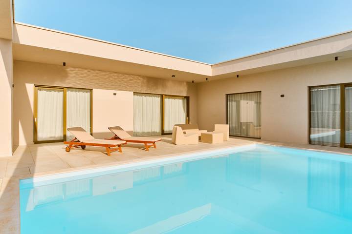 Ferienhaus für 6 Personen, mit Terrasse und Garten sowie Pool in Lanterna - 4