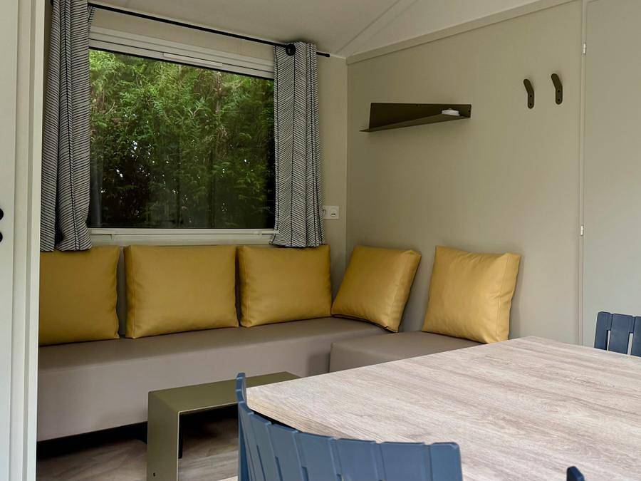 Camping Brantôme Far Ouest - Mobilhome 4 personas - Mobile home Premium- 27 m² - 2 dormitorios- Tv in Brantôme en Périgord, Périgord Vert