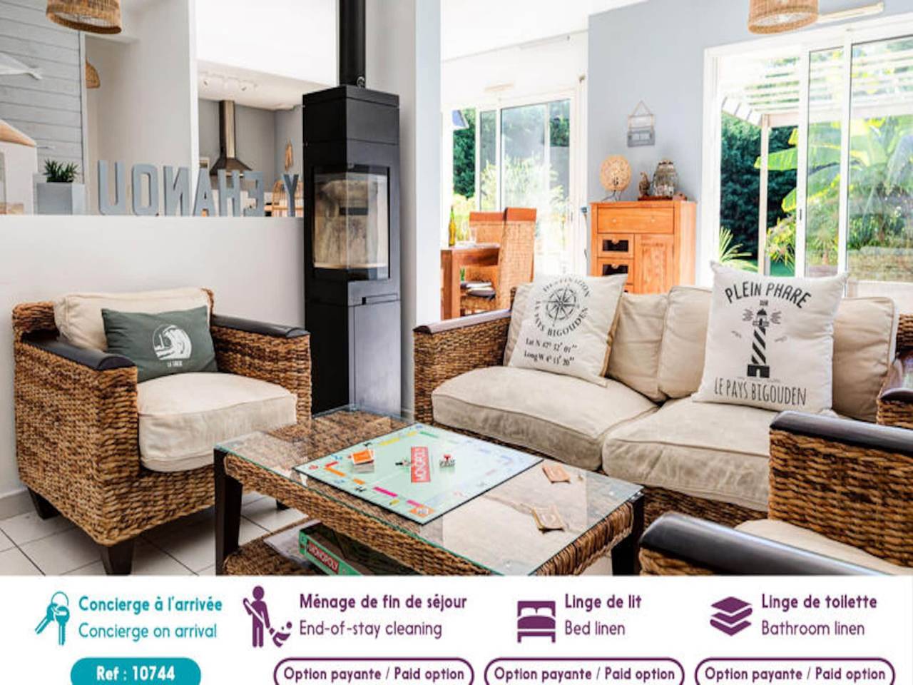 Appartement entier, Maison à Plomeur près de la plage de La Torche in Plomeur, Côte de Cornouaille