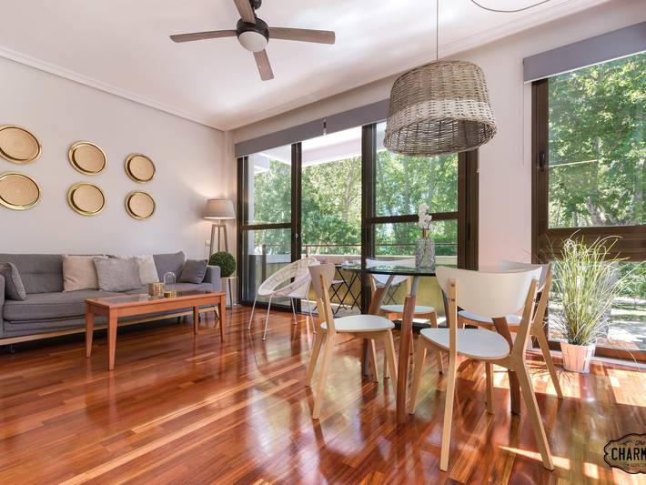 Holiday letting for 4 people, with balcony and pool in Madrid